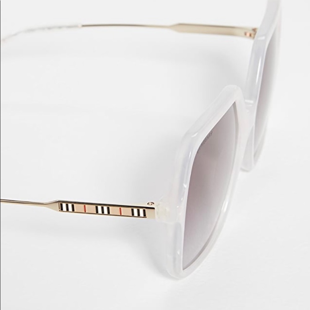 Burberry Mother Of Pearl Isabella B Stripe Sunglasses
